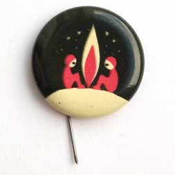 Значок-иголка Космос СССР (тип 3)