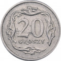 Польша 20 грошей 1990 год