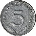 Третий Рейх 5 рейхспфеннигов 1940 год (A)