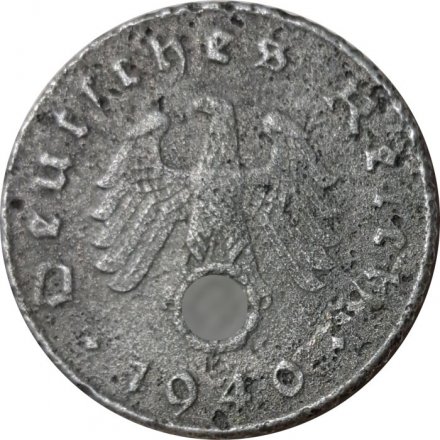 Третий Рейх 5 рейхспфеннигов 1940 год (A)