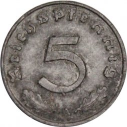 Третий Рейх 5 рейхспфеннигов 1940 год (A)
