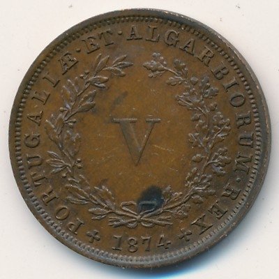 Португалия 5 рейс 1874 год