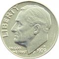 США 1 дайм (10 центов) 1979 год - Франклин Рузвельт (D)