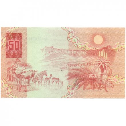 ЮАР 50 рэндов 1984 год - UNC