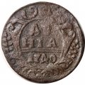 Денга 1740 год Анна Иоанновна (1730 - 1740) - F