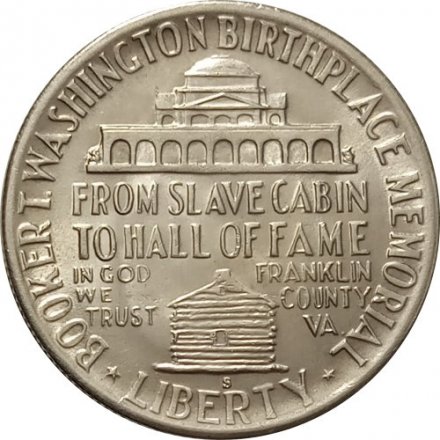 США 1/2 доллара 1946 год - Букер Талиафер Вашингтон (S)