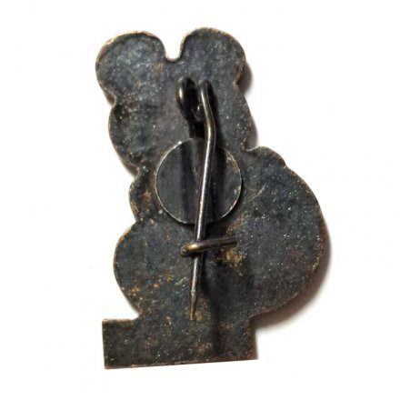 Значок Электросила. Олимпийский мишка, тяжелый