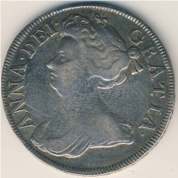 Великобритания 1/2 кроны 1714 год