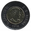 Канада 2 доллара 2018 год - Полярный медведь