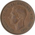 Великобритания 1 пенни 1937 год - Король Георг VI