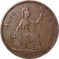 Великобритания 1 пенни 1937 год - Король Георг VI
