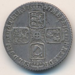 Великобритания 6 пенсов 1757 год
