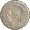 Великобритания 1/2 кроны 1942 год