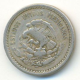 Мексика 5 сентаво 1940 год