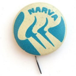 Значок-иголка Нарва. Narva. Эстония