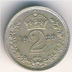 Великобритания 2 пенса 1929 год