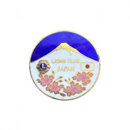 Значок Япония. Lions Club. Международная благотворительная организация