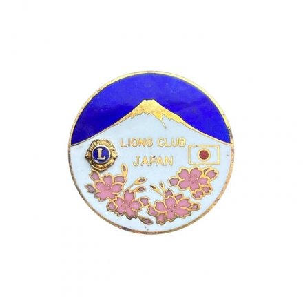 Значок Япония. Lions Club. Международная благотворительная организация