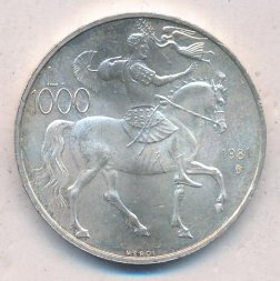 Сан-Марино 1000 лир 1981 год