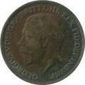 Великобритания 1 фартинг 1919 год
