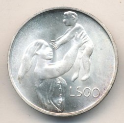 Сан-Марино 500 лир 1972 год