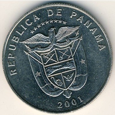Панама 1/2 бальбоа 2001 год