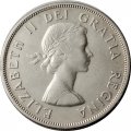 Канада 1 доллар 1957 год - Каноэ
