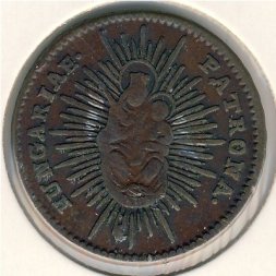 Венгрия 1 денар 1766 год