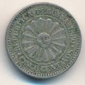 Перу 5 сентаво 1880 год