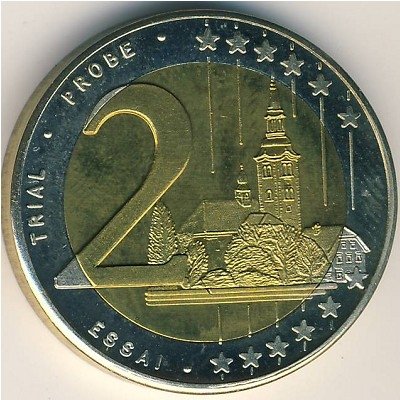 Словения 2 евро 2004 год - Unusual