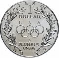 США 1 доллар 1988 год - XXIV летние Олимпийские Игры, Сеул 1988 (D)