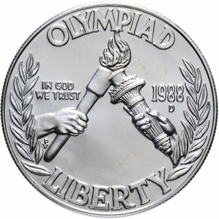 США 1 доллар 1988 год - XXIV летние Олимпийские Игры, Сеул 1988 (D)
