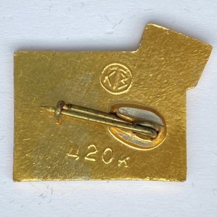 Значок. Спорт. Шахматы. Ладья. Конь