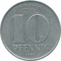 ГДР 10 пфеннигов 1971 год 