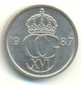 Швеция 50 эре 1987 год