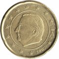 Бельгия 20 евроцентов 2007 год