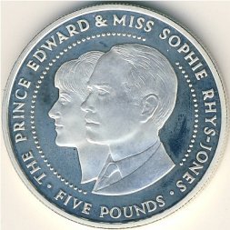 Гернси 5 фунтов 1999 год