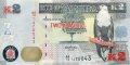 Замбия 2 квача 2012 год - Орлан-крикун. Лошадиная антилопа. Статуя Свободы UNC