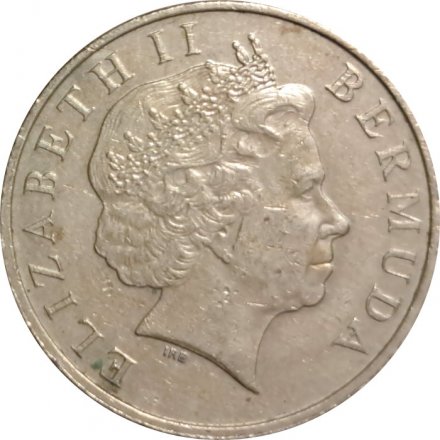 Бермудские острова 1 доллар 2002 год - Парусник