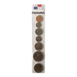 Набор из 7 монет Панама 1975-2017