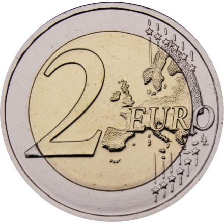 Люксембург 2 евро 2021 год - 100 лет со дня рождения Великого Герцога Жана