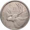 Канада 25 центов 1957 год