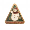 Значок. Снеговик. С Новым годом!
