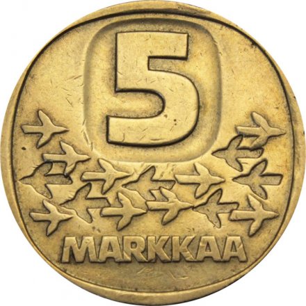 Финляндия 5 марок 1979 год - Ледокол Урхо