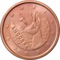 Андорра 1 евроцент 2018 год