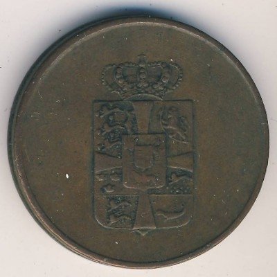 Дания 16 скиллингов 1814 год