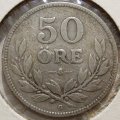 Швеция 50 эре 1929 год - Король Густав V