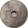 Дания 25 эре 1988 год