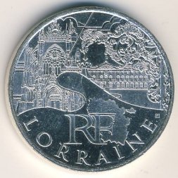 Франция 10 евро 2011 год