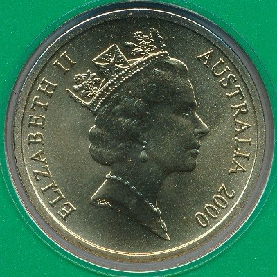 Австралия 5 долларов 2000 год - Олимпийские игры в Сиднее. Велоспорт